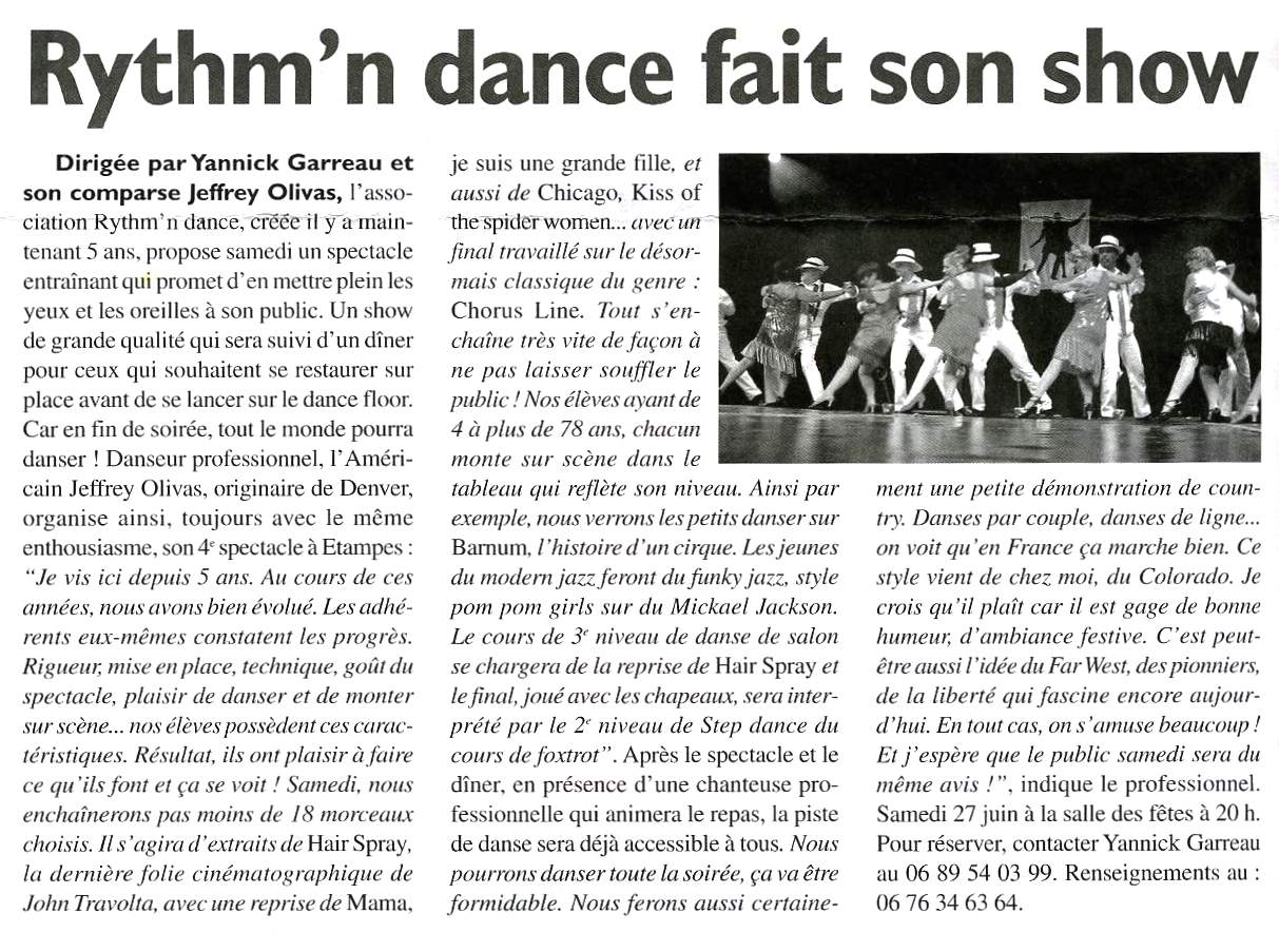 Rythm'n Dance fait son show